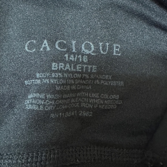 Lane Bryant Cacique Bralette GUC 14/16 - Picture 4 of 4